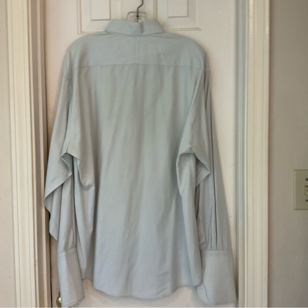 Craig Taylor Dress Shirt, French Cuffs, Luxury Designer and Fabric, Size 16.5 R - Picture 3 of 10